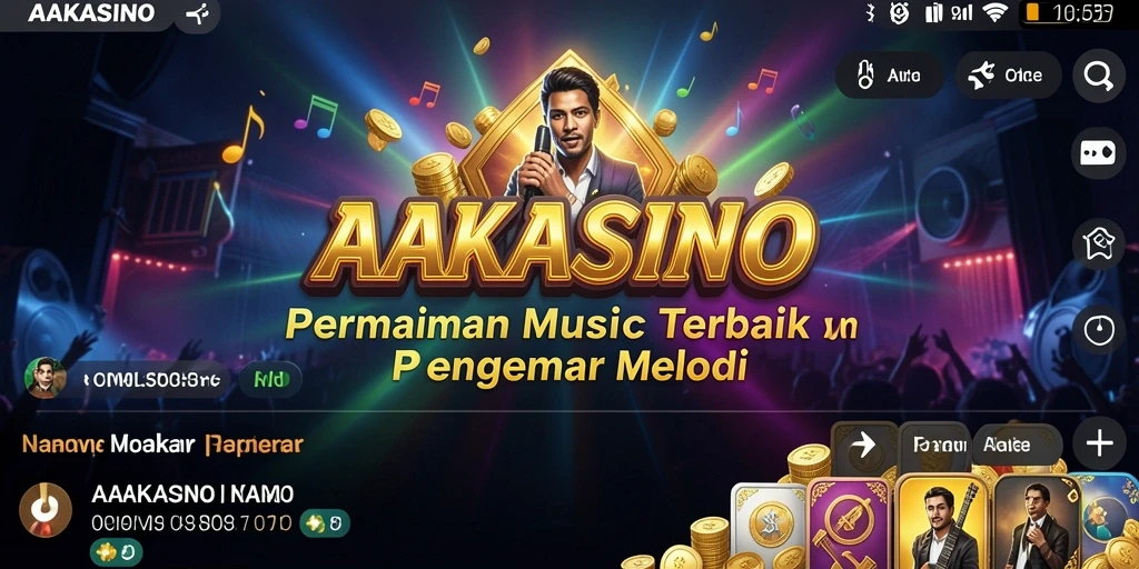 Tampilan menarik AAKASINO yang menghadirkan pengalaman bermain musik penuh warna.
