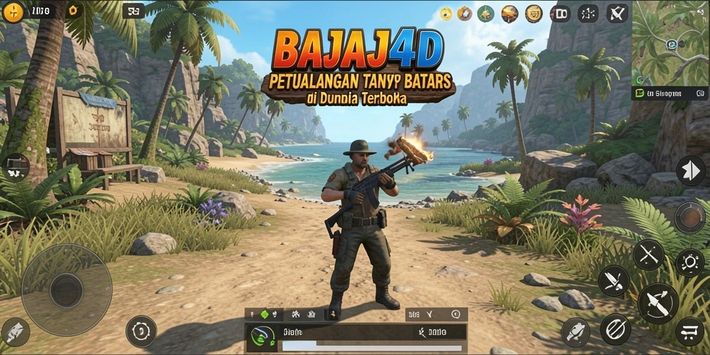 Tampilan gameplay <strong>BAJAJ4D</strong> menampilkan petualangan seru di dunia terbuka.