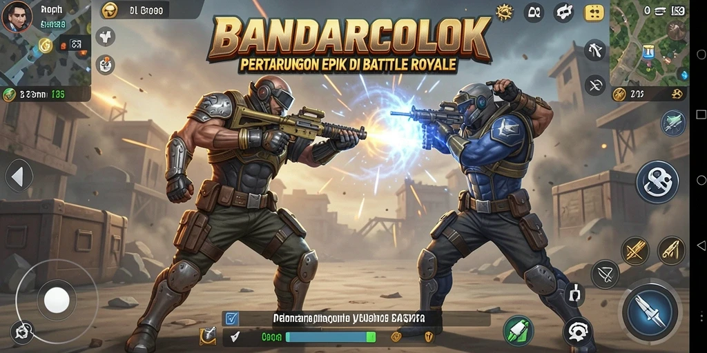 Menampilkan pertarungan seru di arena BANDARCOLOK.