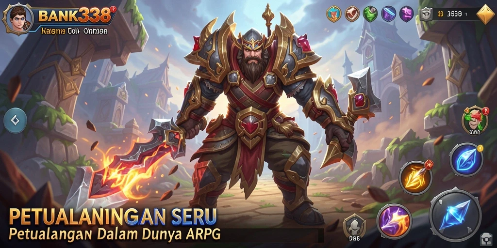 Tangkapan layar menunjukkan aksi menegangkan dalam gameplay BANK338.