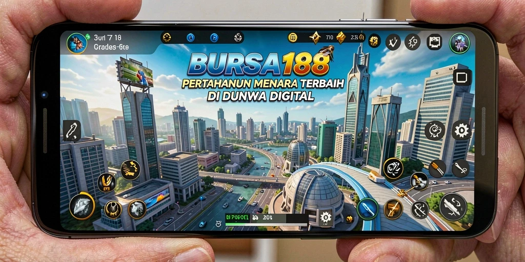 Tampilan gameplay BURSA188 yang seru dalam Tower Defense.