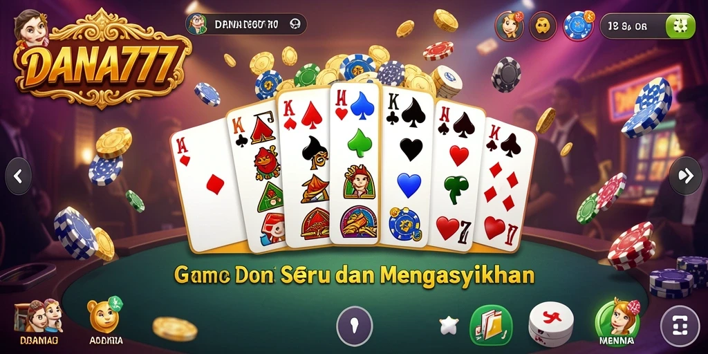 Tampilan gameplay DANA777 dengan grafik menarik dan fitur interaktif.