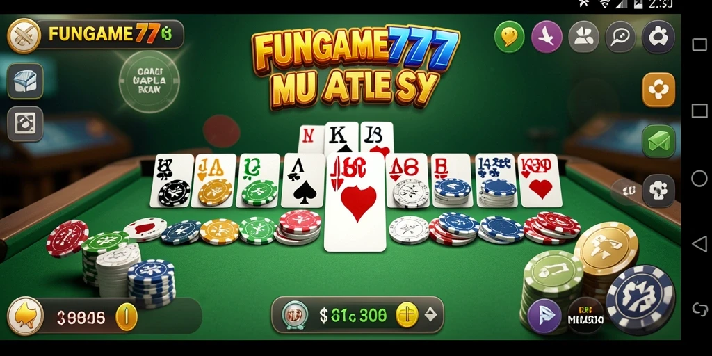 Tampilan gameplay seru dan menantang di FUNGAME777.
