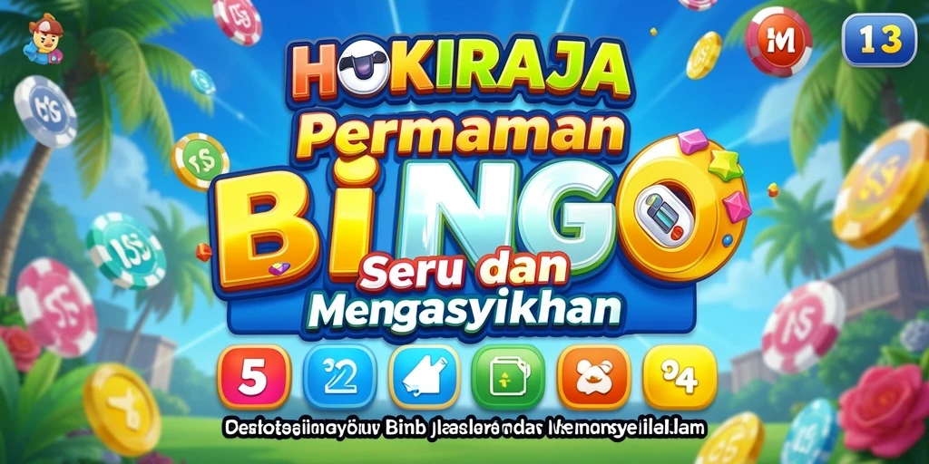 Tampilan permainan Bingo HOKIRAJA yang mendebarkan.