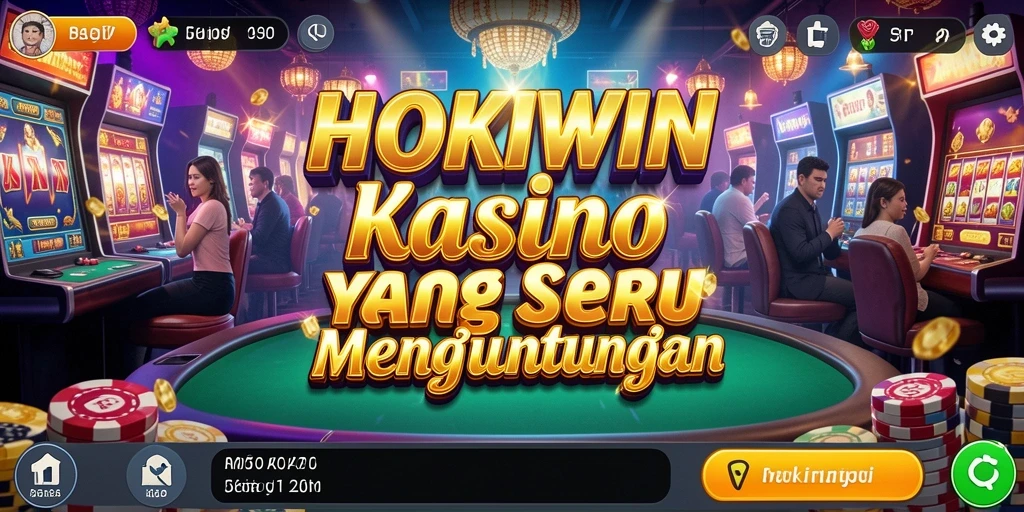 Tampilan permainan Kasino yang menarik di HOKIWIN.