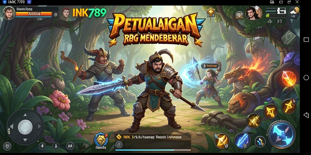 Screenshot gameplay INK789 menampilkan momen pertempuran epik.
