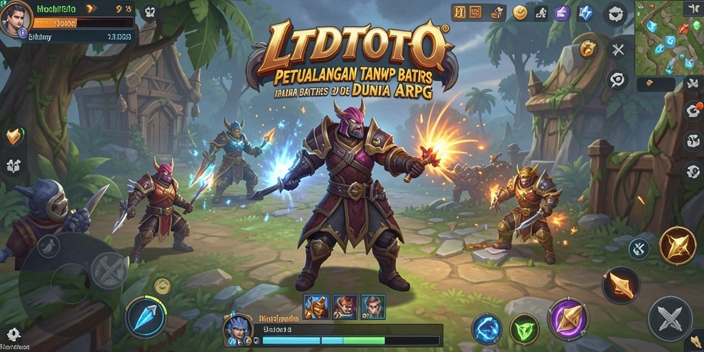 Gameplay LTDTOTO yang menegangkan dan seru dalam dunia ARPG.