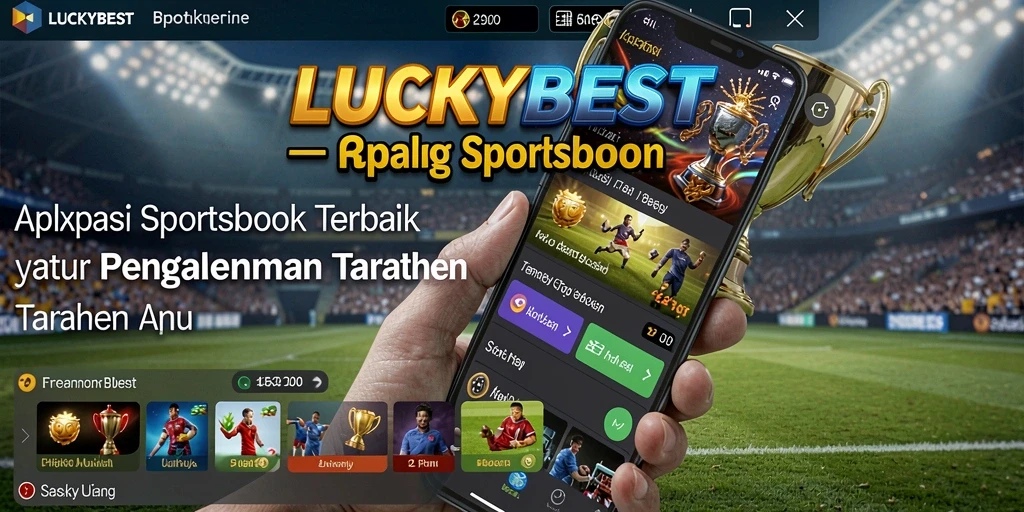 Tampilan utama LUCKYBEST dengan berbagai opsi taruhan olahraga.