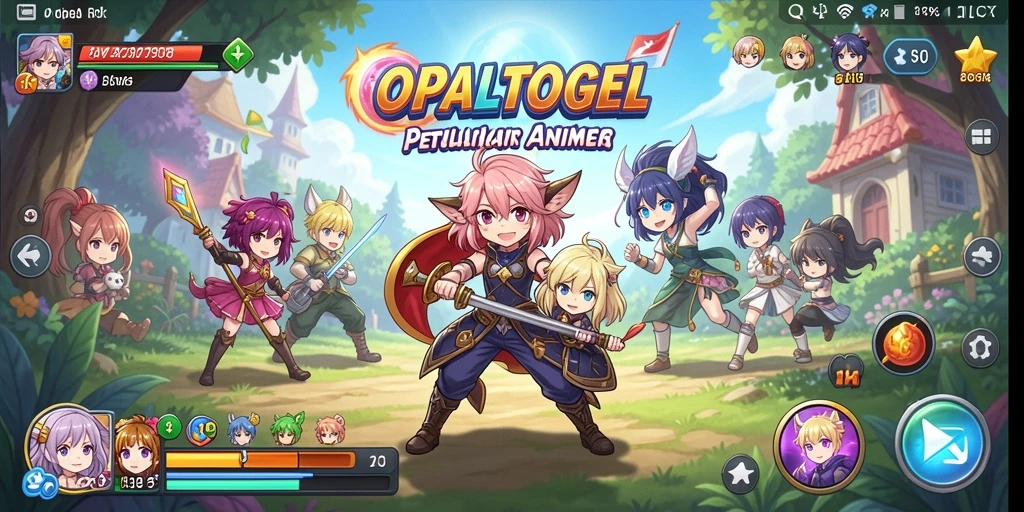 Tampilan gameplay OPALTOGEL dengan karakter Anime yang menakjubkan.