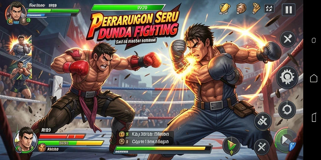 Tampilan gameplay RR89 yang menegangkan dan grafis berkualitas tinggi.