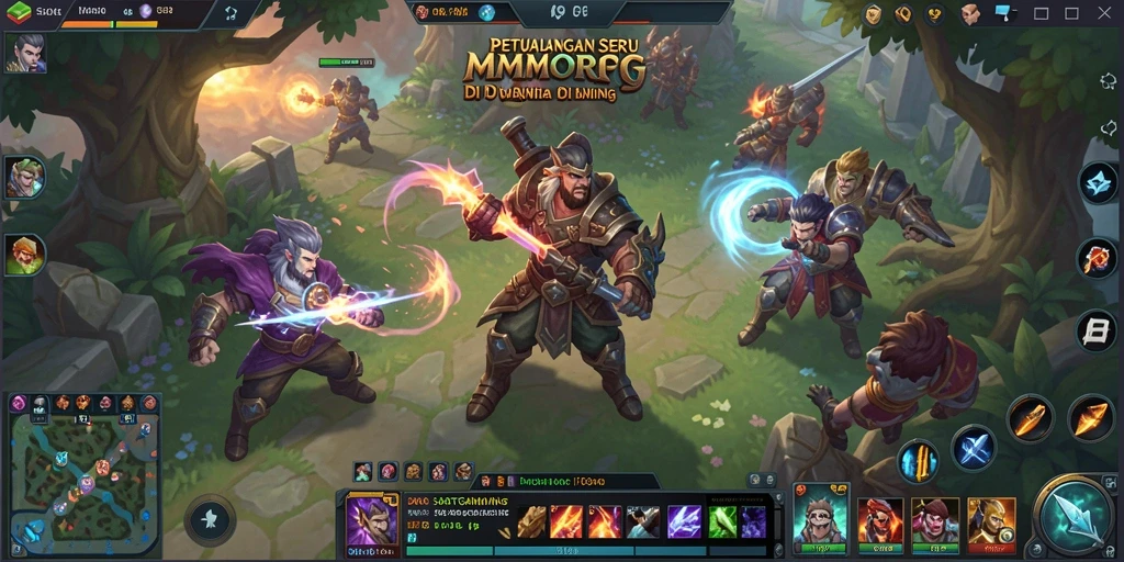 Tampilan gameplay SOBATGAMING yang seru dan menantang dalam dunia MMORPG.