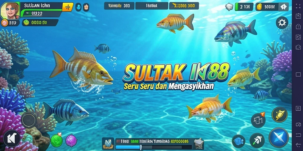 Tampilan gameplay Tembak Ikan yang menarik dan seru di SULTAN88.