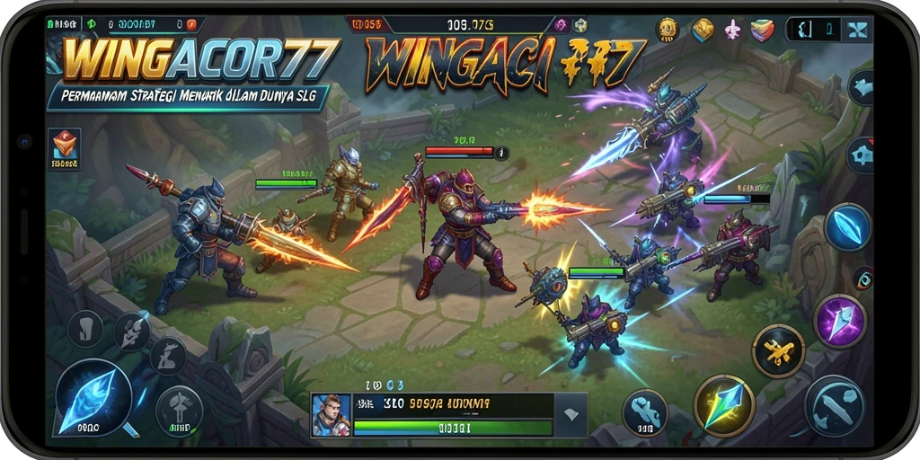 Tampilan gameplay WINGACOR77 yang seru dan strategis.